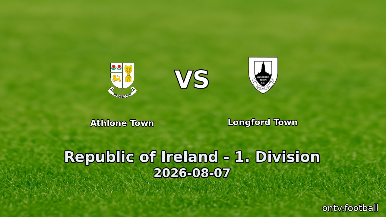 Athlone Town vs Longford Town