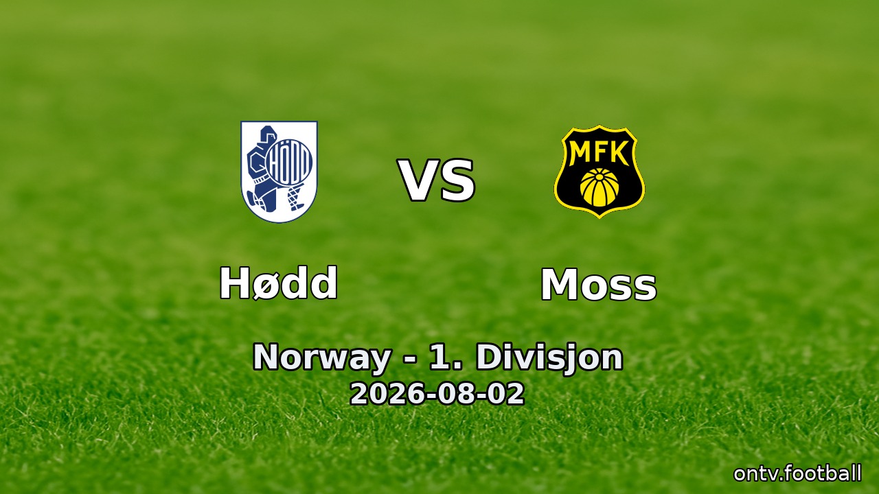 Hødd vs Moss