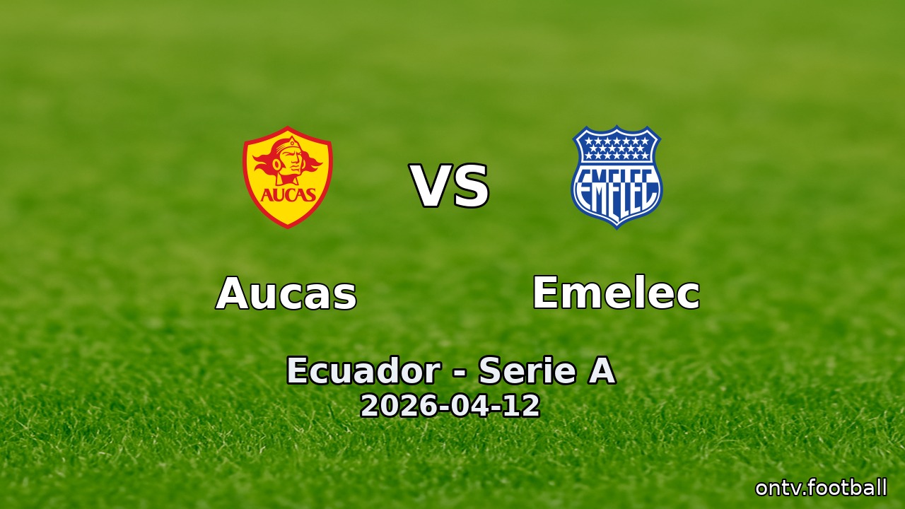 Aucas vs Emelec