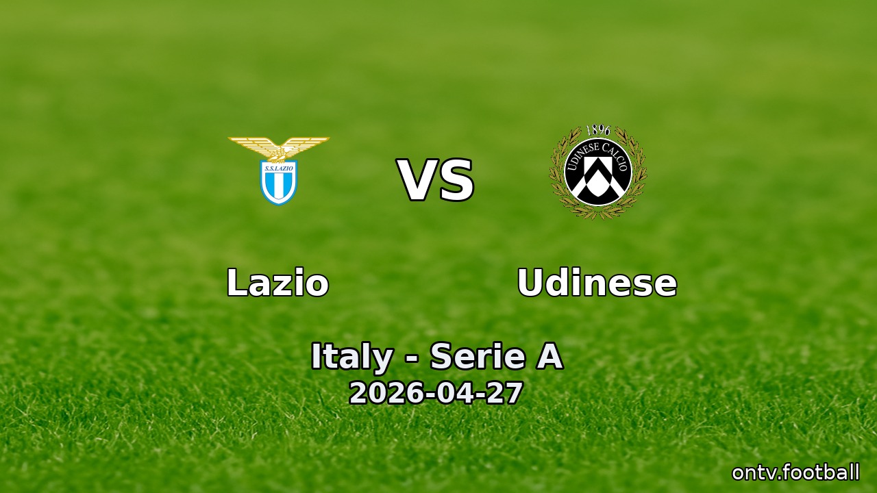 Lazio vs Udinese