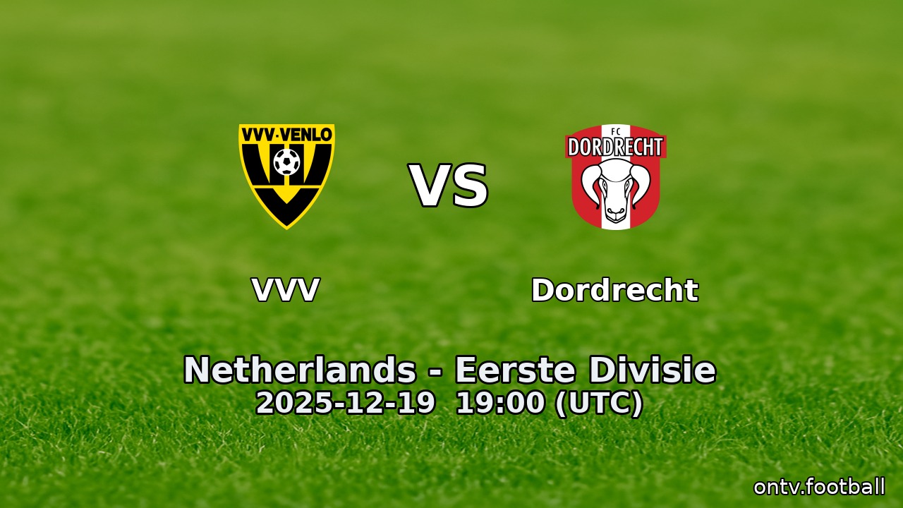 VVV vs Dordrecht