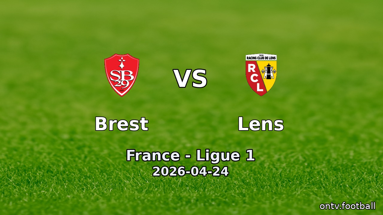 Brest vs Lens