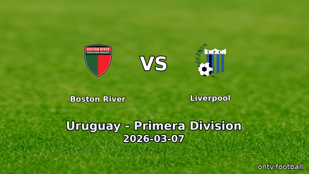 Boston River vs Liverpool