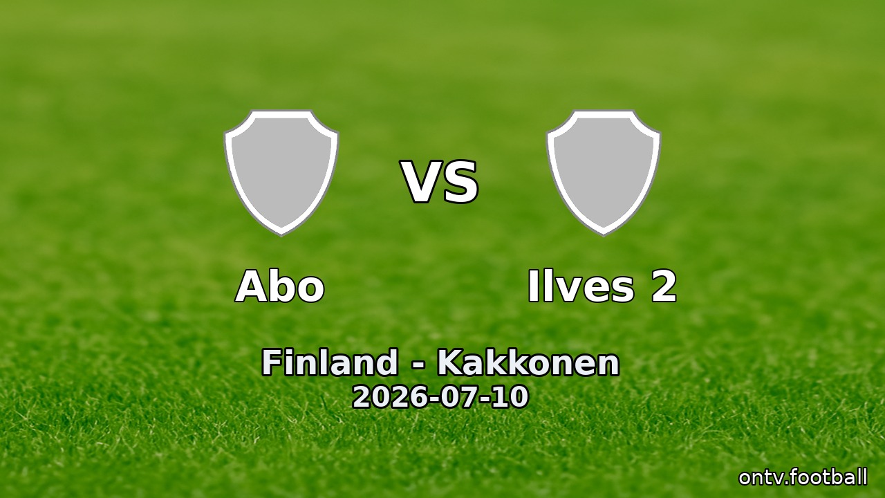 Abo vs Ilves 2