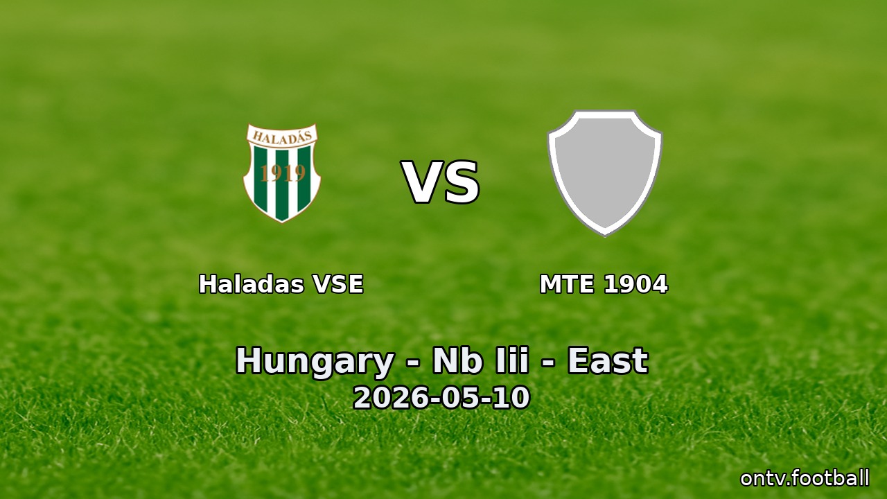 Haladas VSE vs MTE 1904