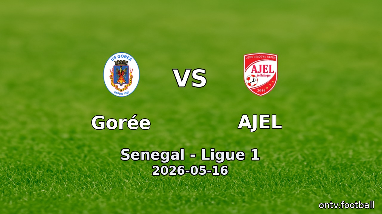 Gorée vs AJEL