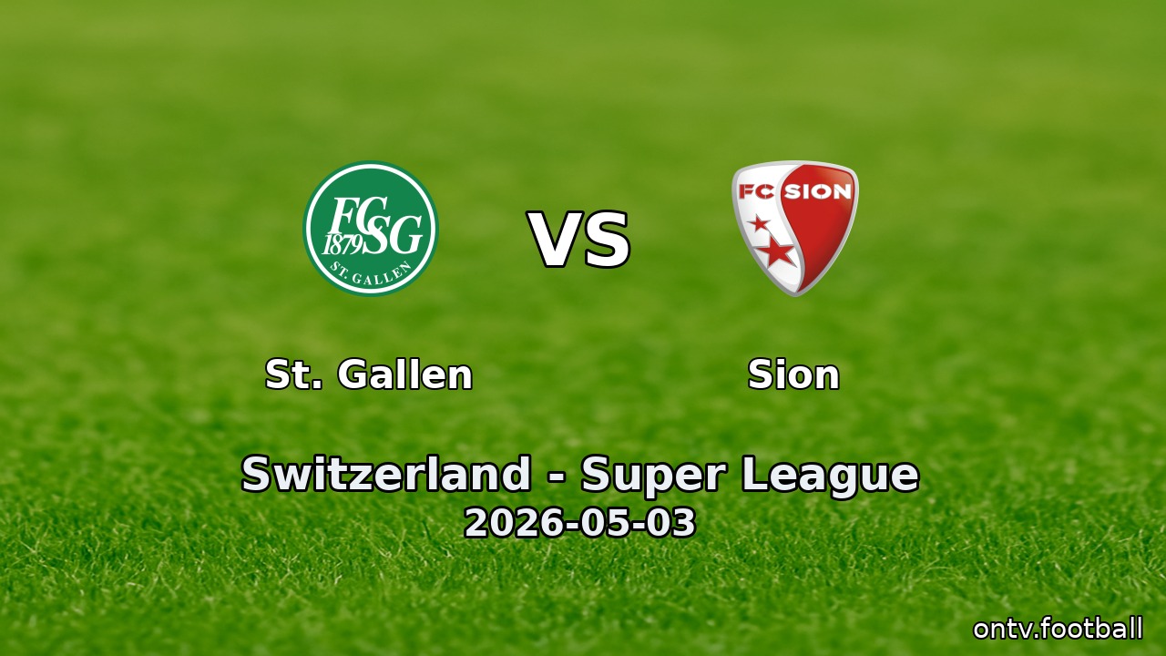 St. Gallen vs Sion