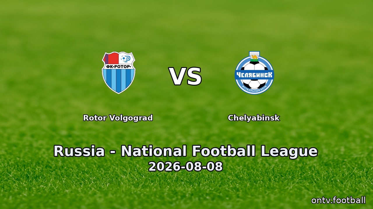 Rotor Volgograd vs Chelyabinsk