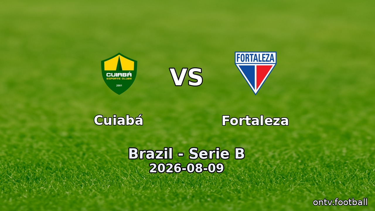Cuiabá vs Fortaleza