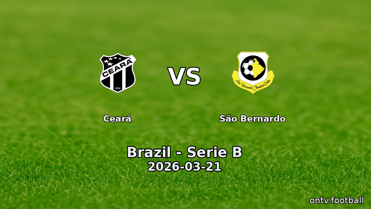 Ceará vs São Bernardo