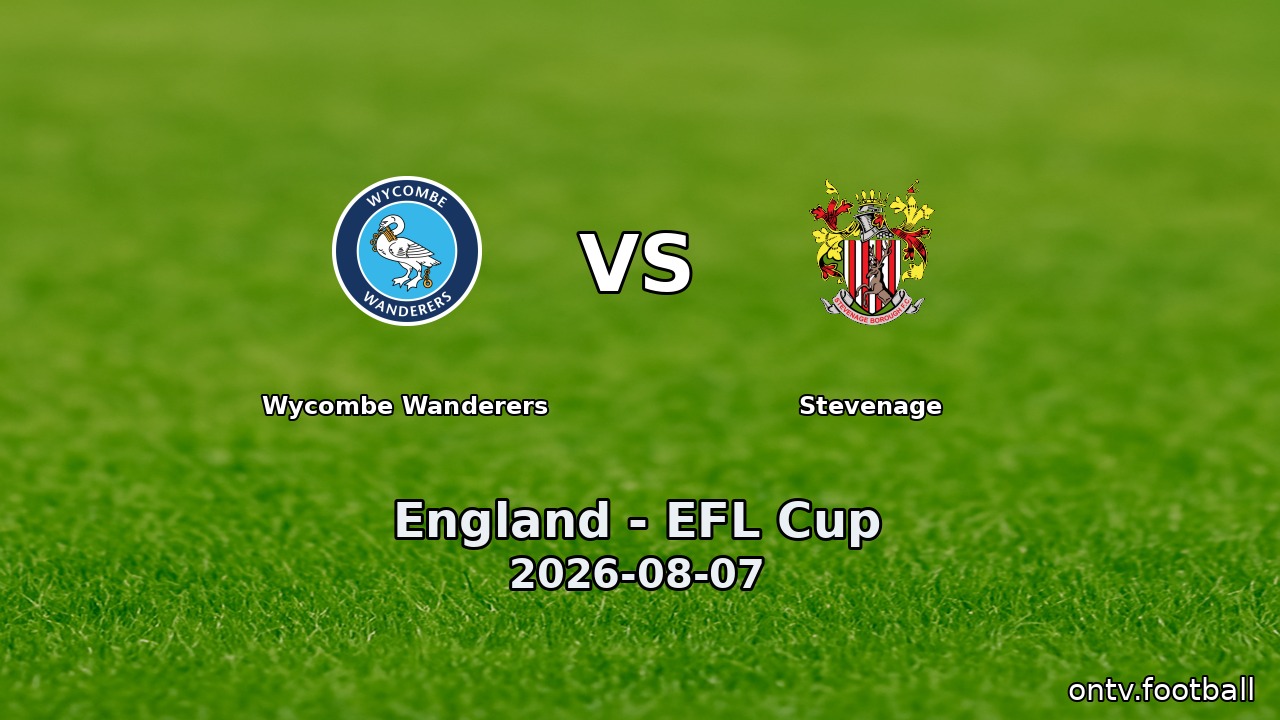 Wycombe Wanderers vs Stevenage