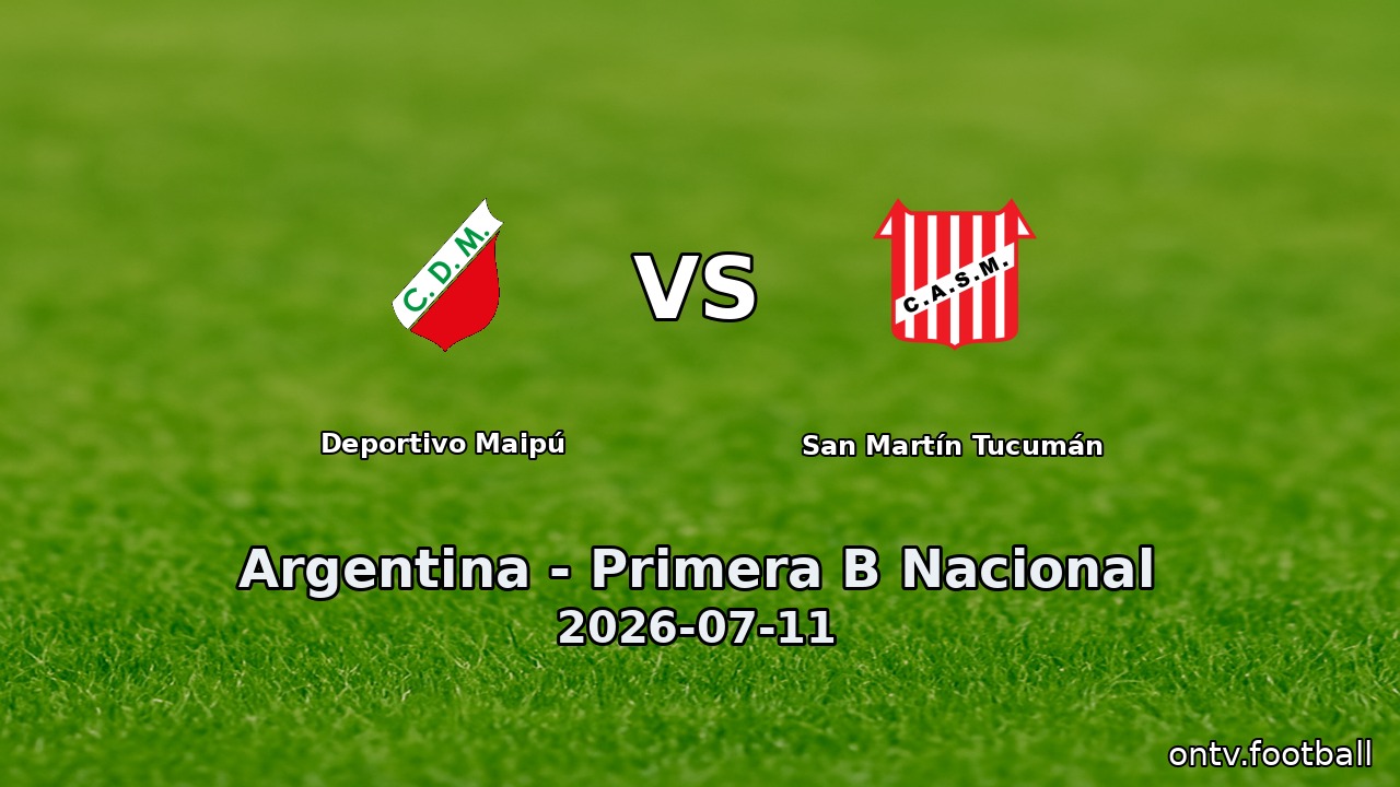 Deportivo Maipú vs San Martín Tucumán