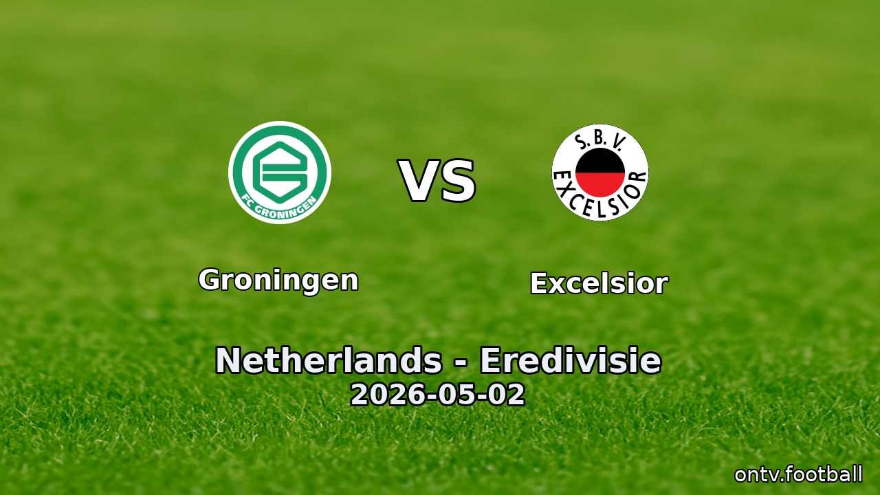 Groningen vs Excelsior
