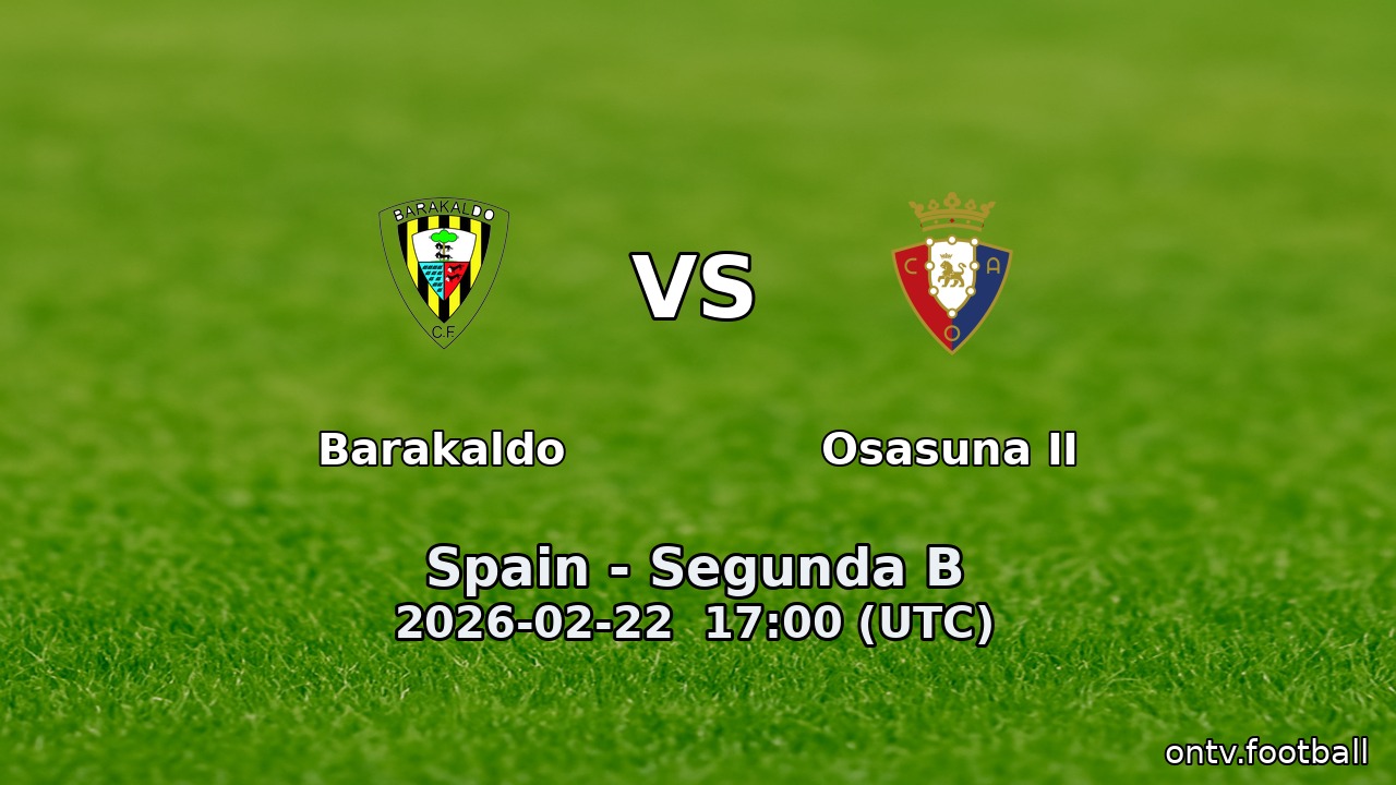 Barakaldo vs Osasuna II