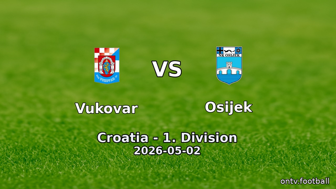Vukovar vs Osijek