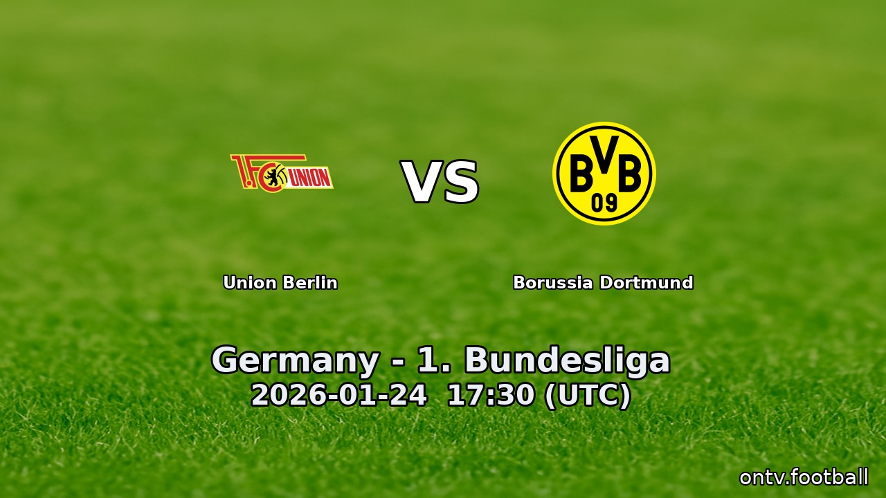 Union Berlin vs Borussia Dortmund