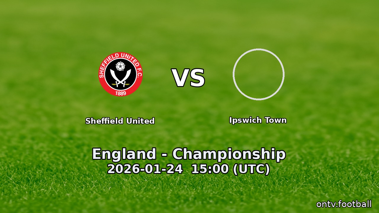 Sheffield United vs Ipswich Town