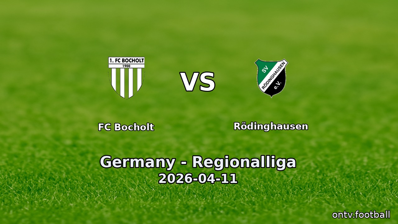 FC Bocholt vs Rödinghausen