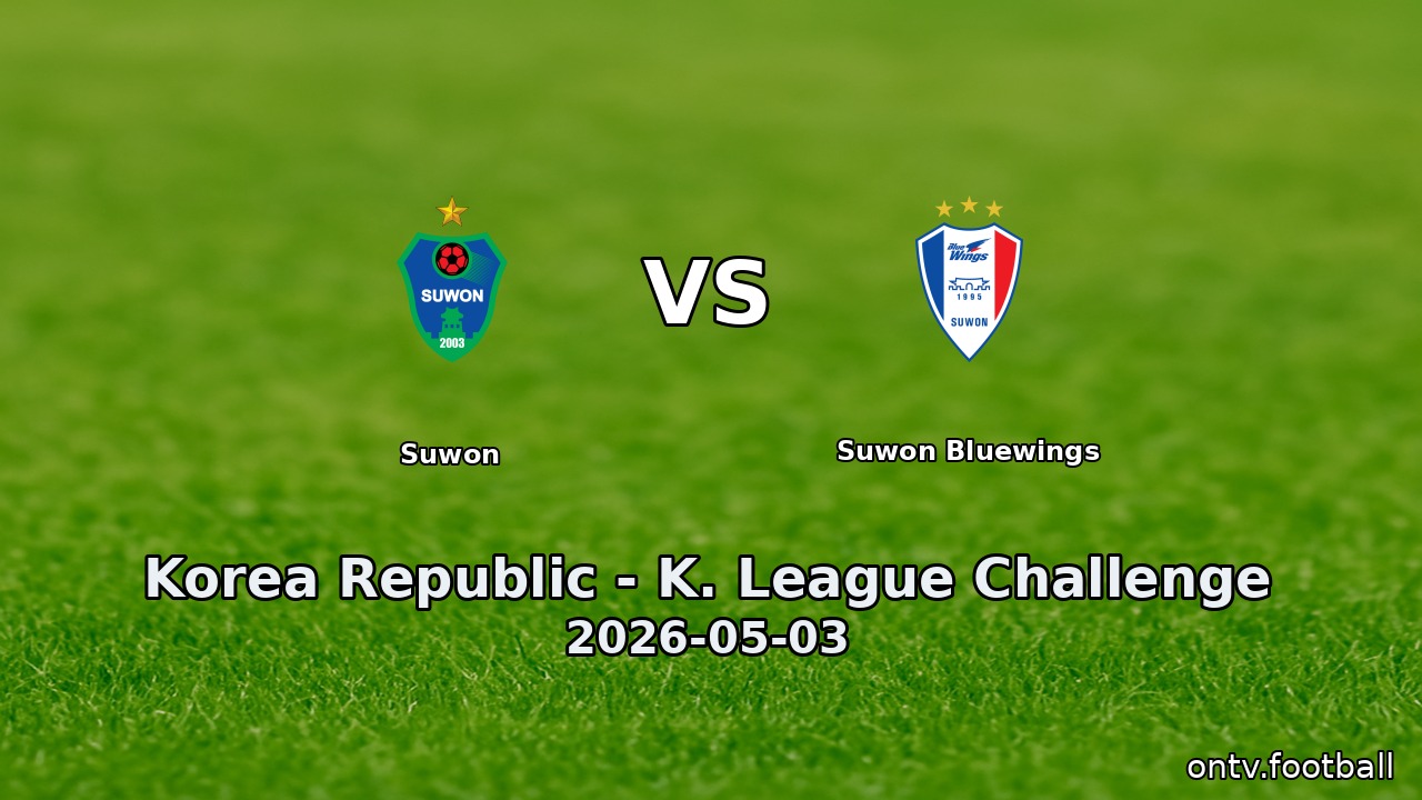 Suwon vs Suwon Bluewings