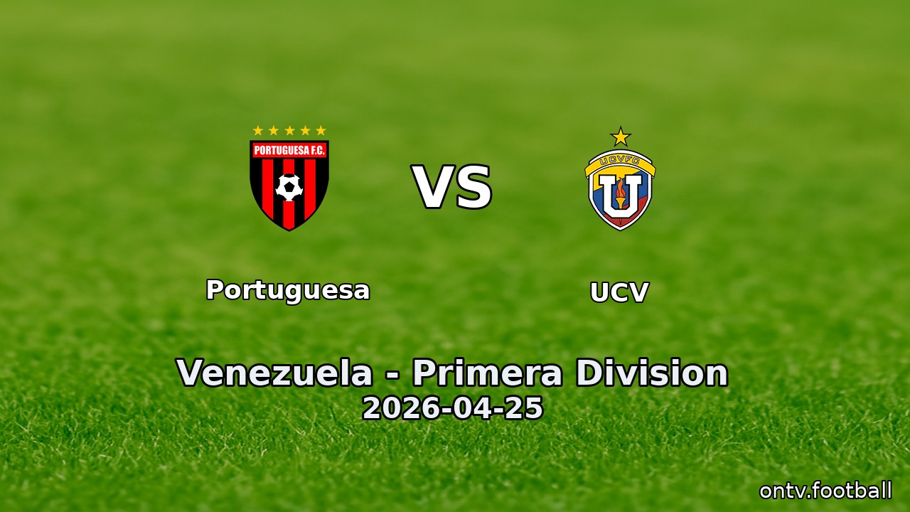 Portuguesa vs UCV
