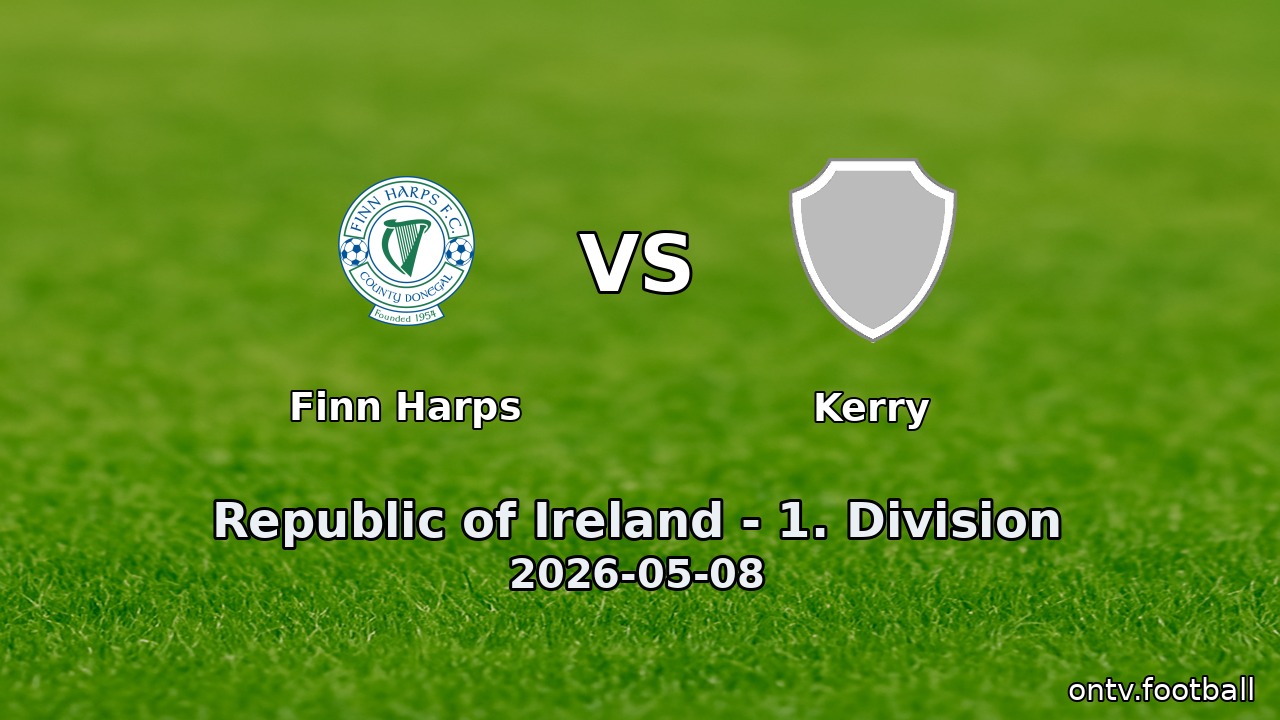 Finn Harps vs Kerry