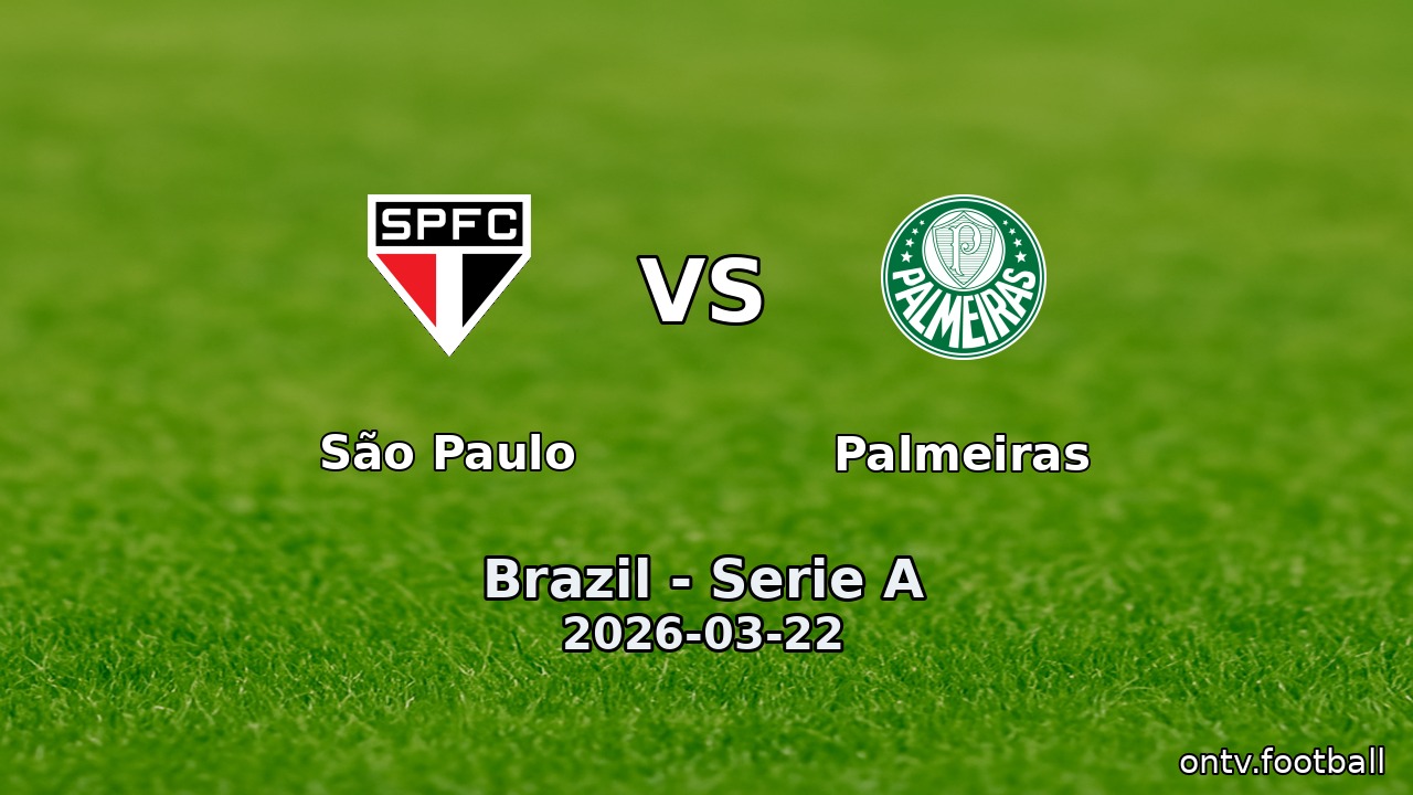 São Paulo vs Palmeiras