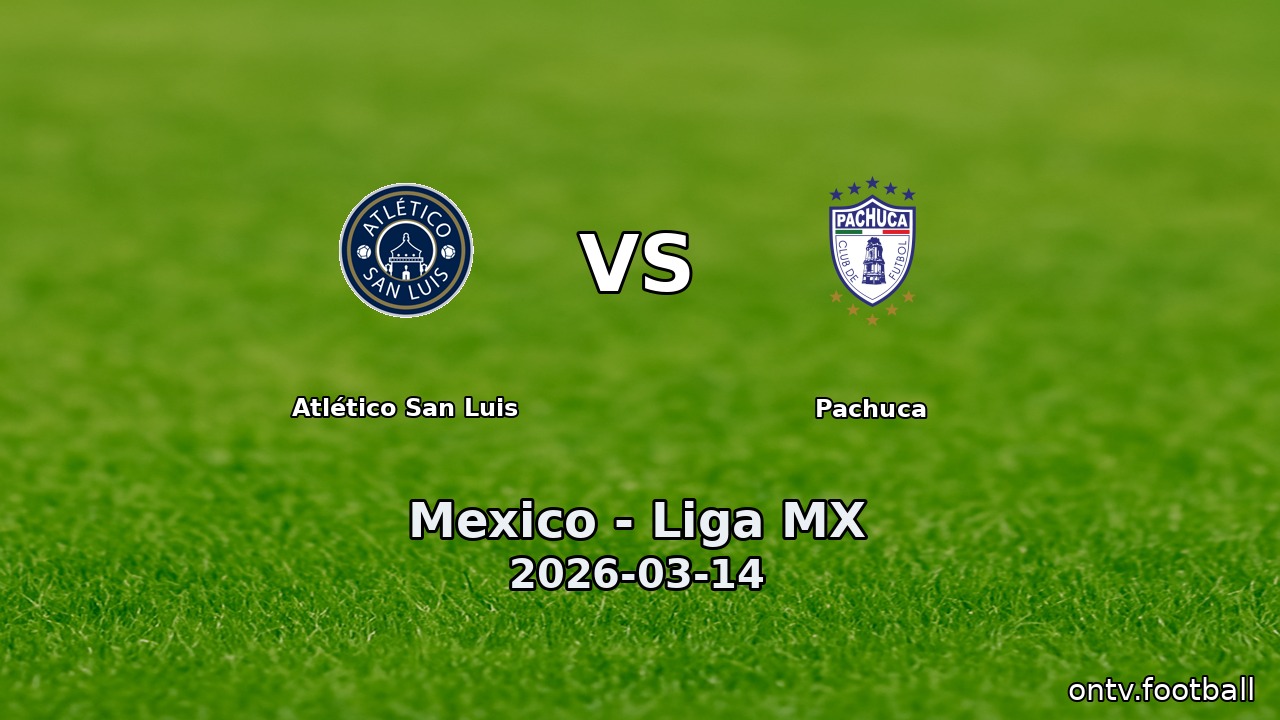 Atlético San Luis vs Pachuca