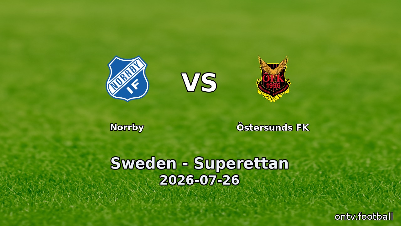 Norrby vs Östersunds FK