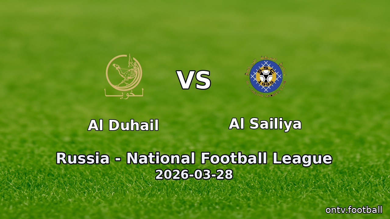 Al Duhail vs Al Sailiya
