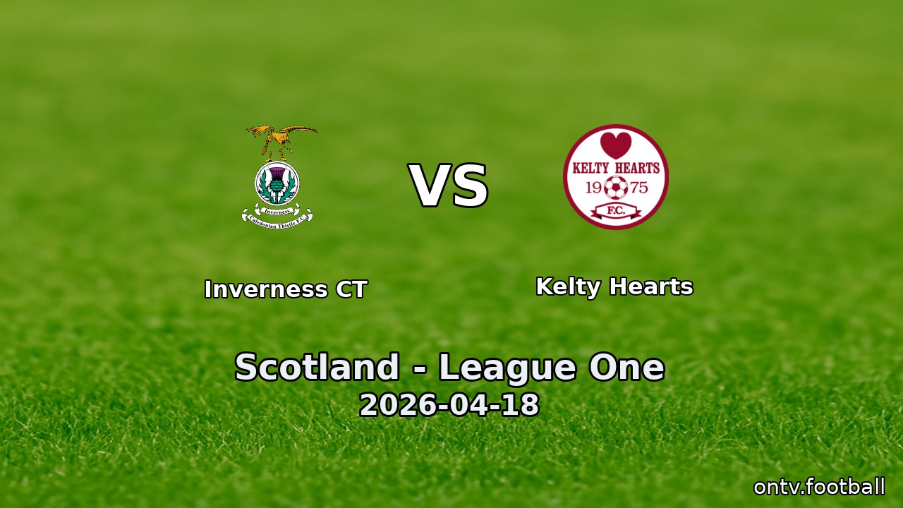 Inverness CT vs Kelty Hearts