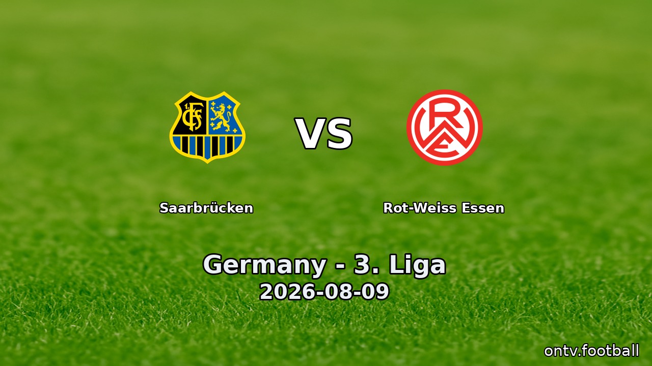 Saarbrücken vs Rot-Weiss Essen