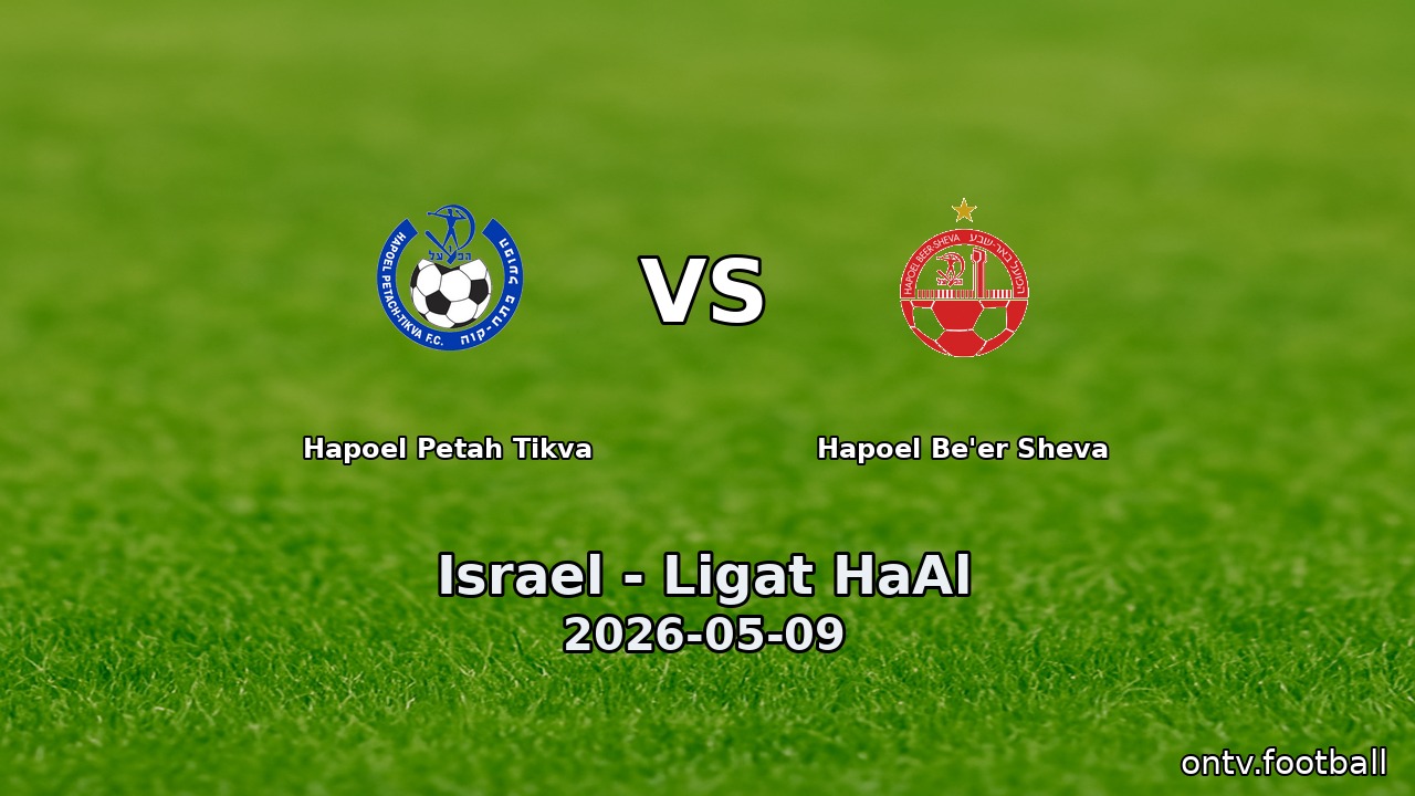 Hapoel Petah Tikva vs Hapoel Be'er Sheva