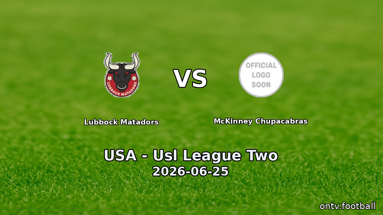 Lubbock Matadors vs McKinney Chupacabras