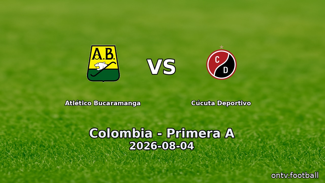 Atlético Bucaramanga vs Cúcuta Deportivo