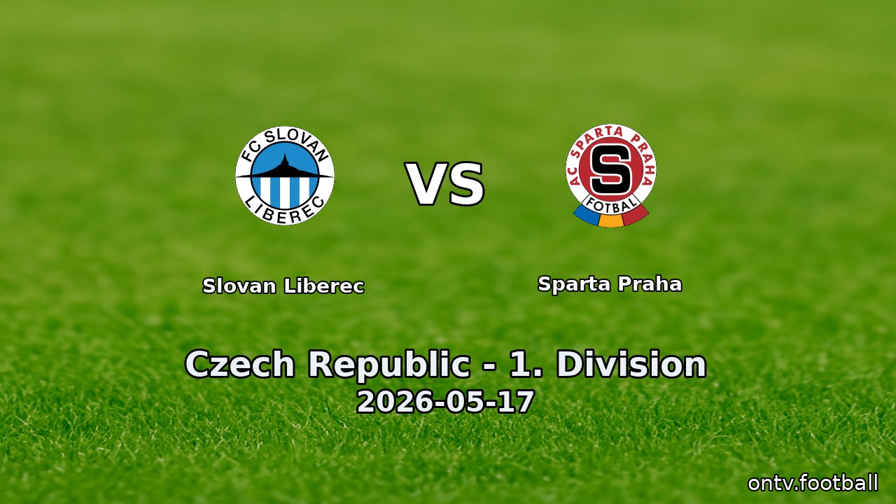 Slovan Liberec vs Sparta Praha