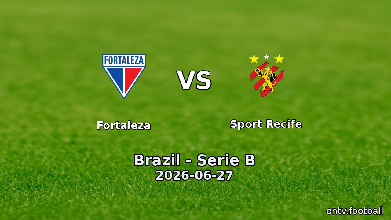 Fortaleza vs Sport Recife
