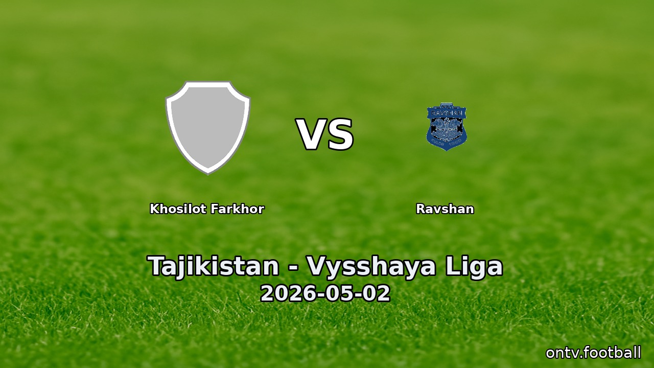 Khosilot Farkhor vs Ravshan