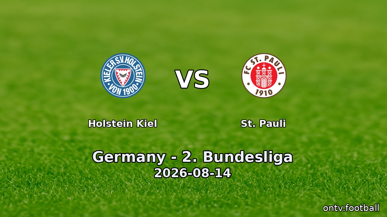 Holstein Kiel vs St. Pauli