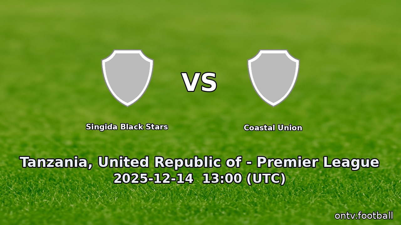 Singida Black Stars vs Coastal Union