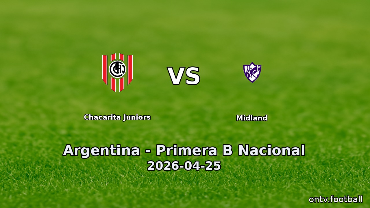 Chacarita Juniors vs Midland