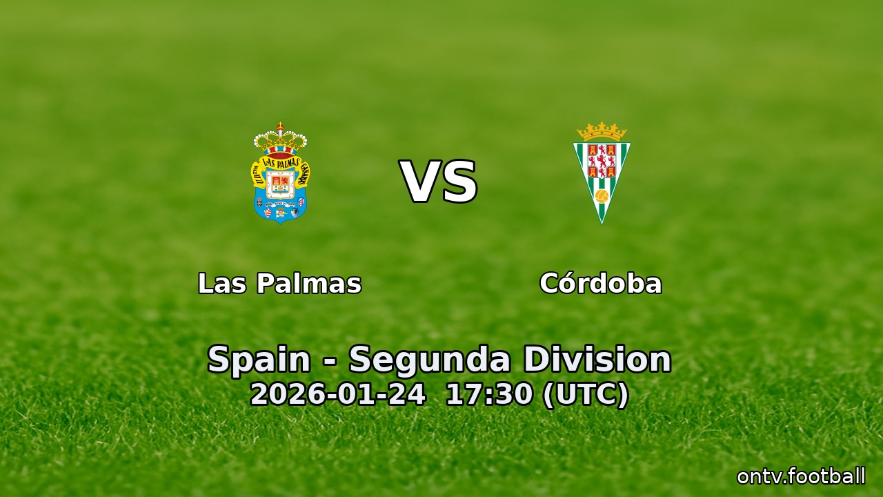 Las Palmas vs Córdoba