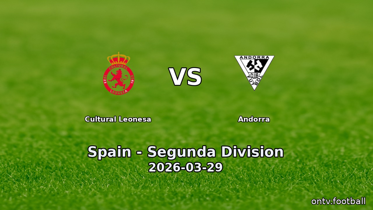 Cultural Leonesa vs Andorra