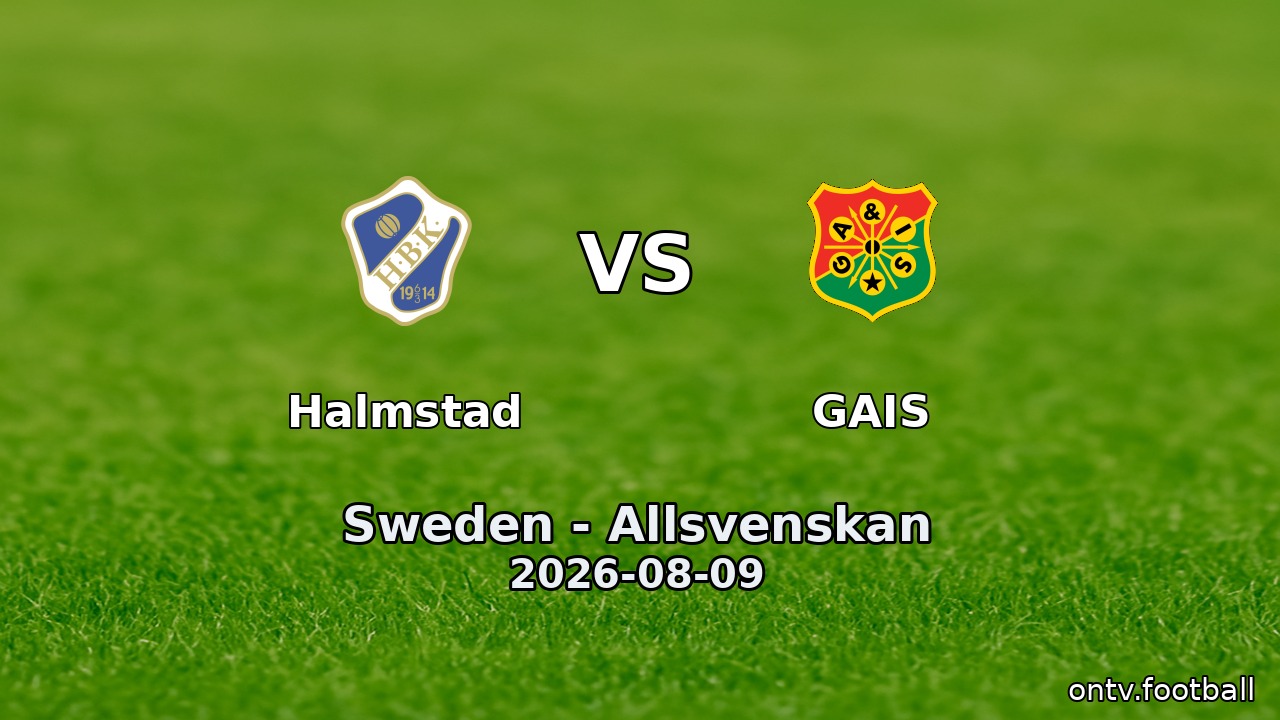 Halmstad vs GAIS