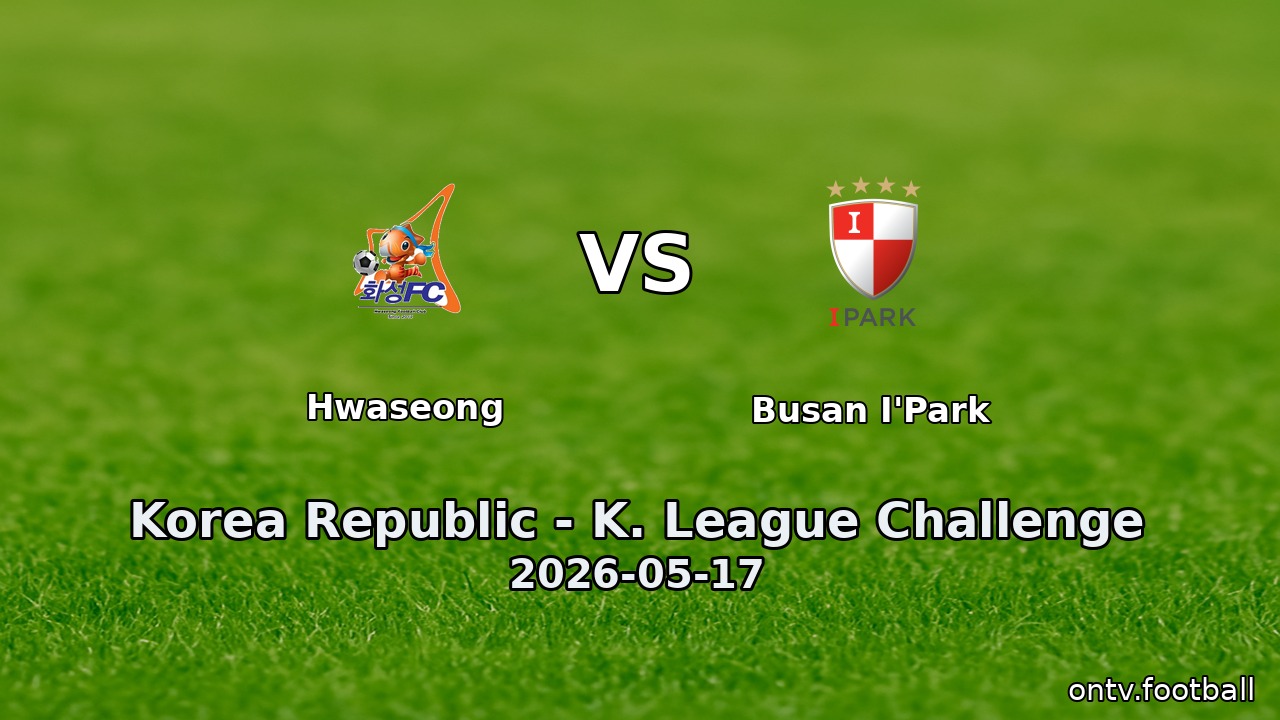 Hwaseong vs Busan I'Park