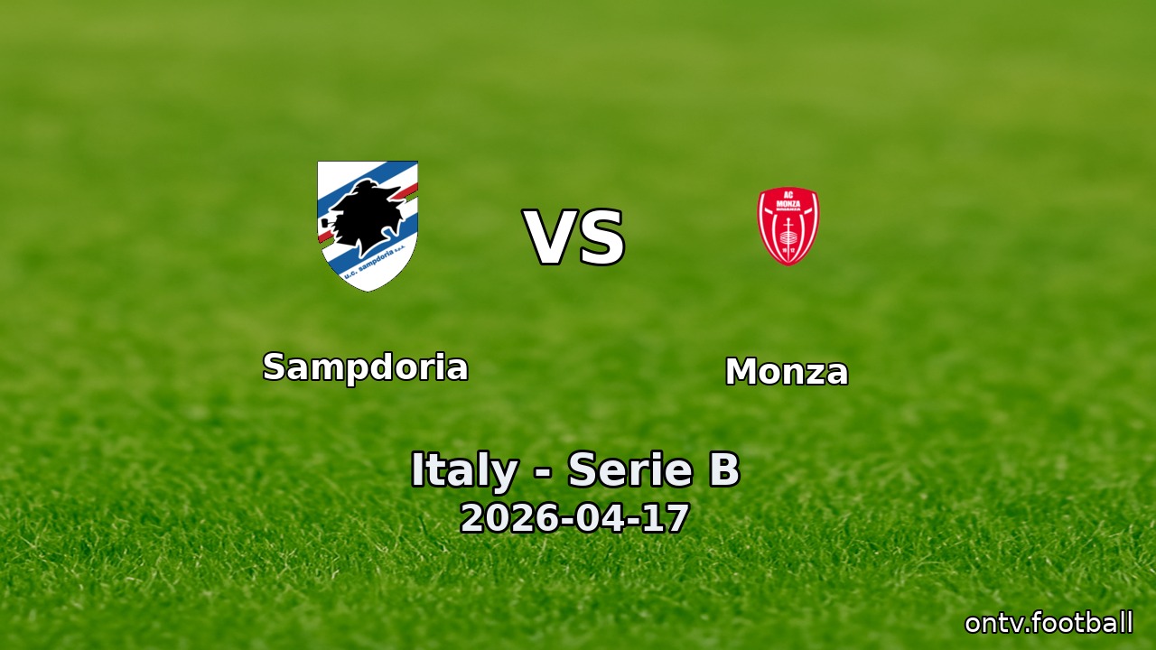 Sampdoria vs Monza