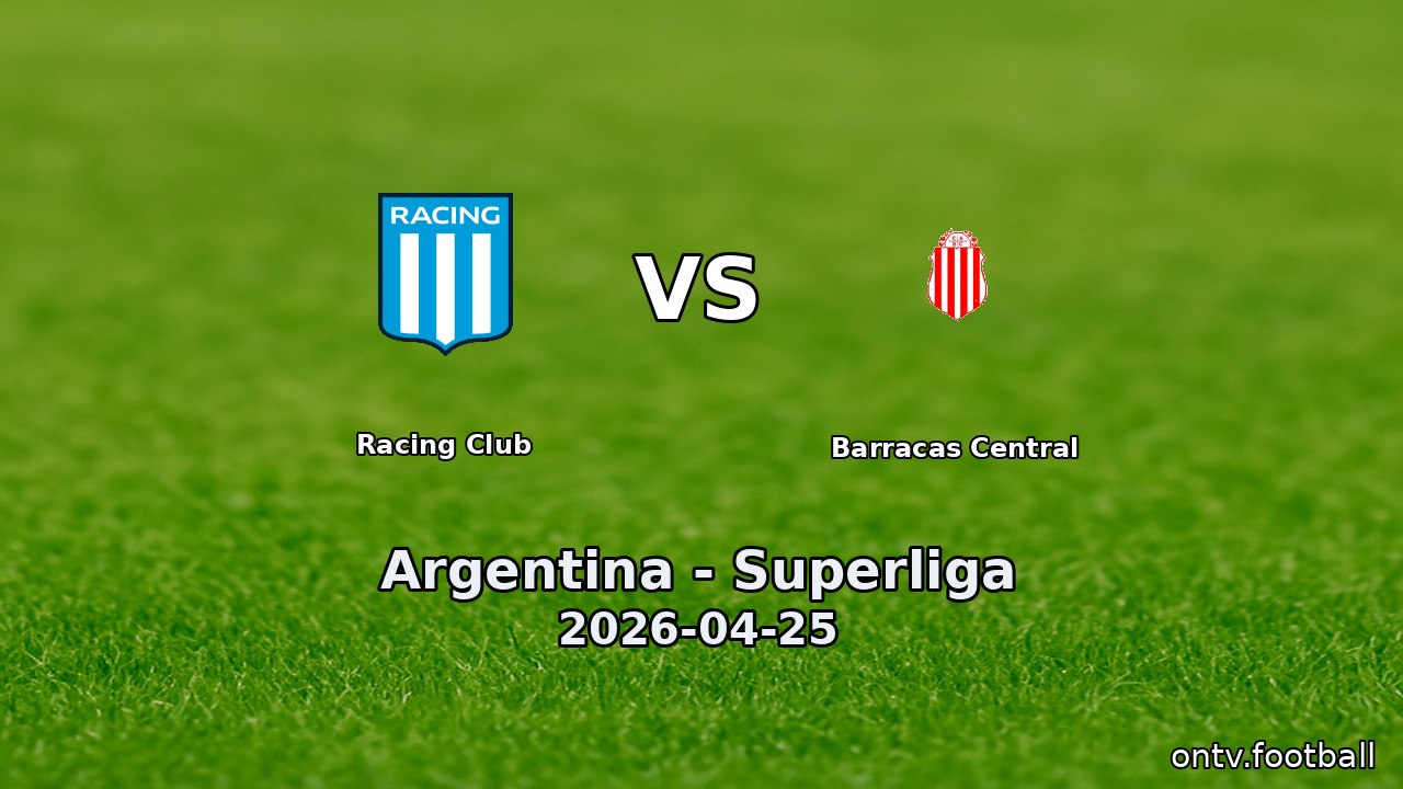 Racing Club vs Barracas Central