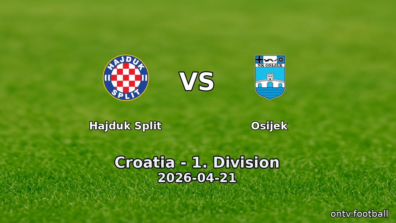 Hajduk Split vs Osijek