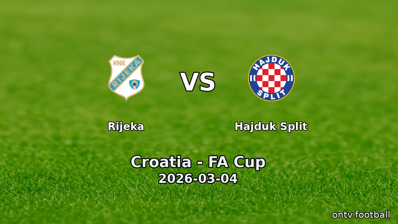 Rijeka vs Hajduk Split