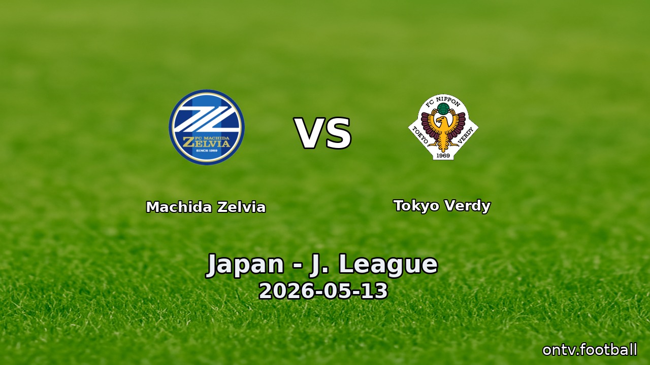 Machida Zelvia vs Tokyo Verdy