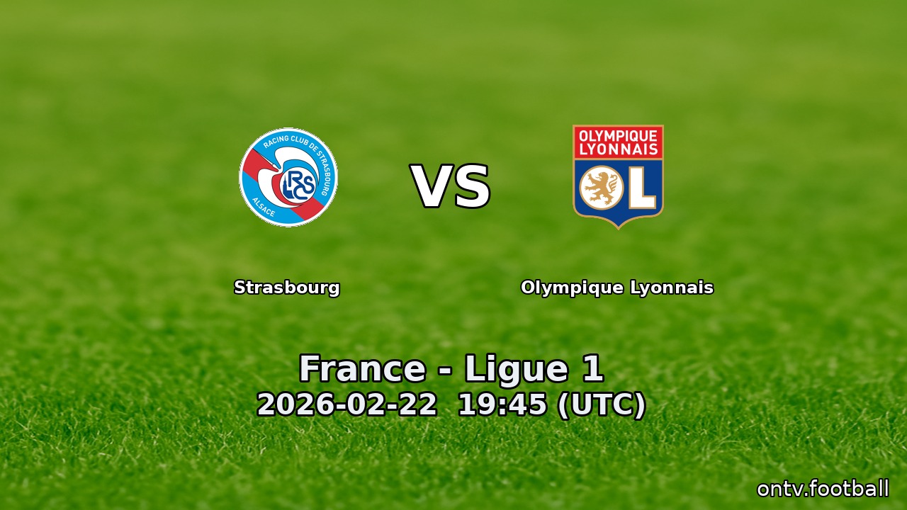 Strasbourg vs Olympique Lyonnais